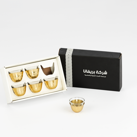 ٦ فناجين دهبي